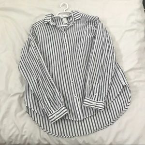H&M Striped Button Down Shirt